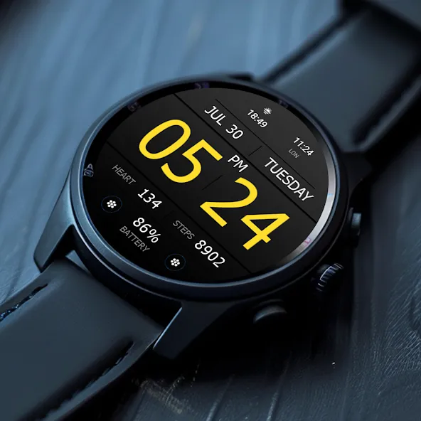 Key WF34 Digital Watch Face screenshot 3