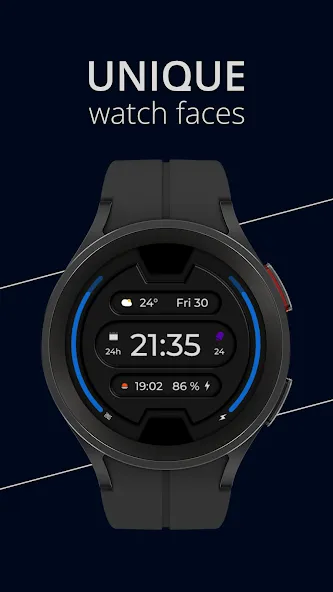 DADAM56: Digital Watch Face screenshot 1