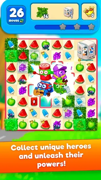 Sugar Heroes - match 3 game screenshot 2