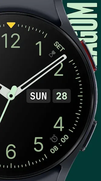 Lagom Modern Analog Watch Face screenshot 8