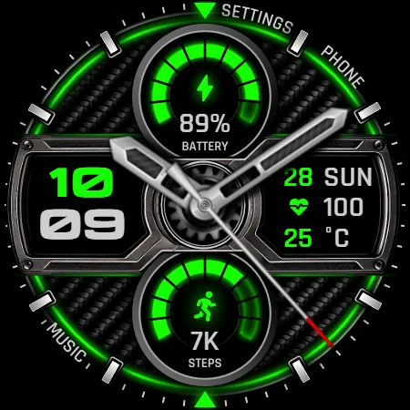 Phantom - Hybrid v4 watch face screenshot 12