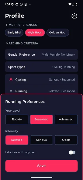 Möta: Find Fitness Friends screenshot 4