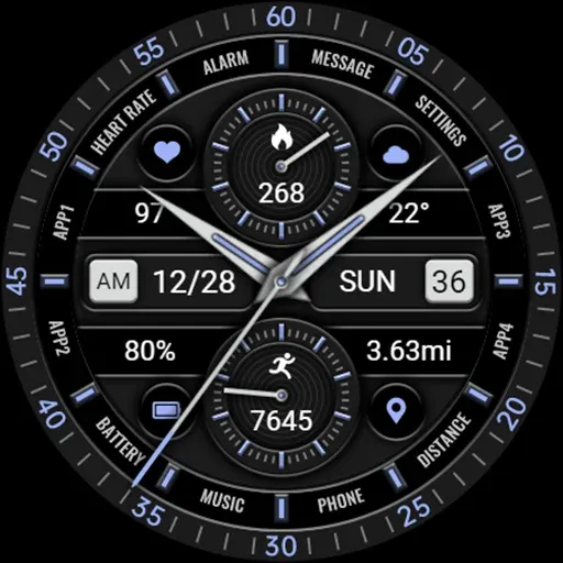 Dark Elegant Purple ZKin Watch screenshot 41