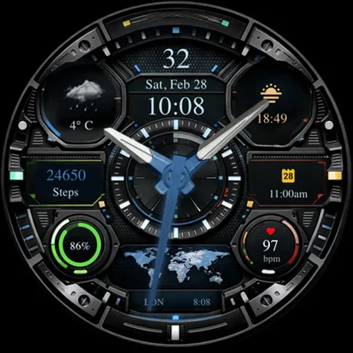 ChronoSphere watchface mono17 screenshot 17