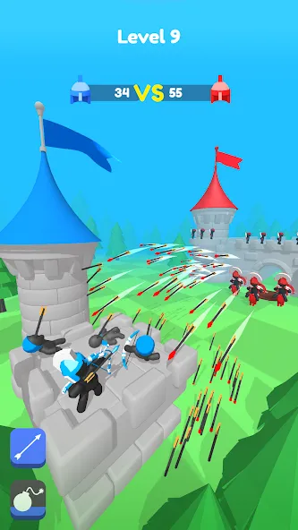 Merge Archers: Salvar la corte screenshot 3