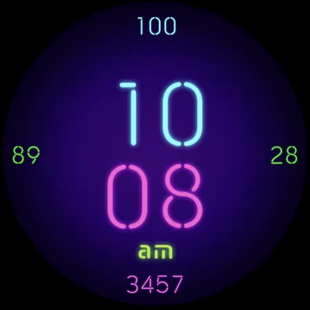 Neon Watch Face screenshot 33