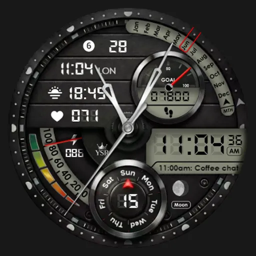 YSR003 Hybrid Watch Face screenshot 6