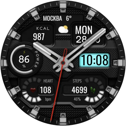 Hybrid TAKTIK WS66 Watch face screenshot 22