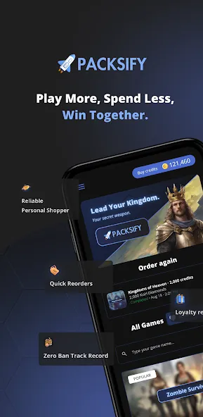 Packsify App screenshot 1