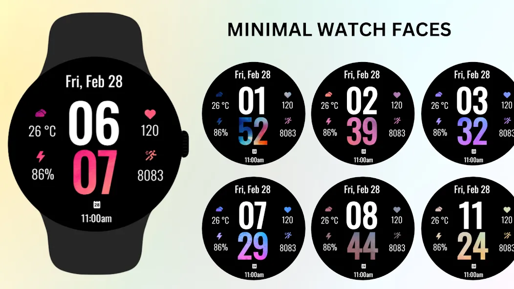 Minimal Watch Faces screenshot 6