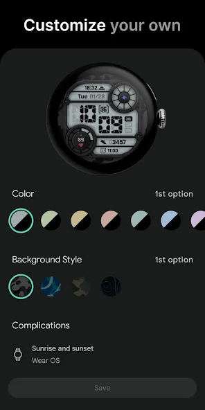 Camo LCD: Watch Face screenshot 4
