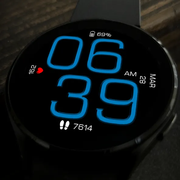 Key WF14 Digital Watch Face screenshot 6