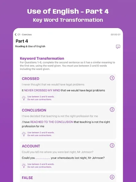 Cambridge C1 Exam Simulator screenshot 12