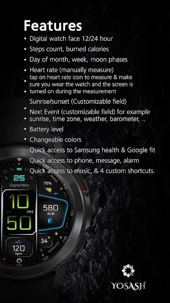 A410 Neon Watch Face Wear OS screenshot 3