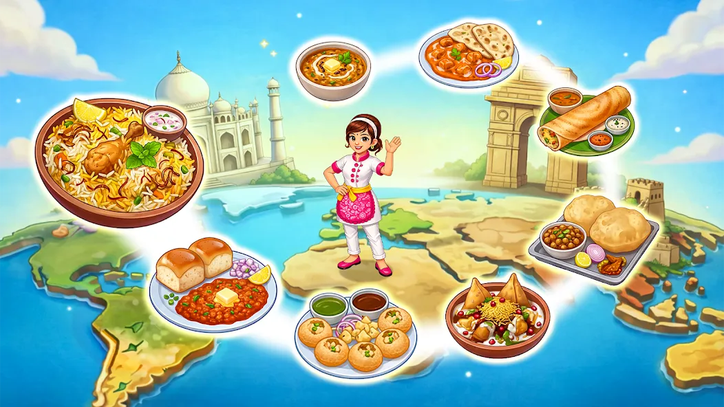Indian Cooking Star: Chef Game screenshot 1