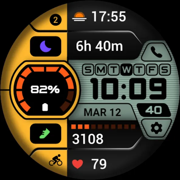 PRADO 89 Digital Watch Face screenshot 9