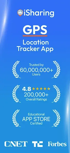 iSharing: GPS Location Tracker screenshot 1