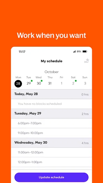 Grubhub for Drivers screenshot 2