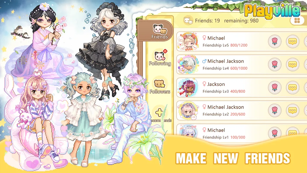 PlayVille: Avatar Social Game screenshot 1
