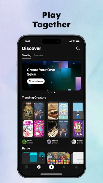 Sekai: Crear · Remix · Jugar screenshot 4