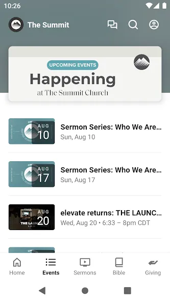 The Summit Church NWA screenshot 2