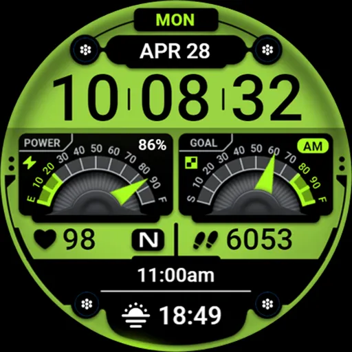 OMG 355 Digital Watch Face screenshot 28