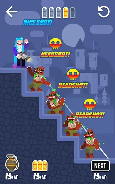 Fire! Mr.Gun - Bullet Shooting screenshot 15