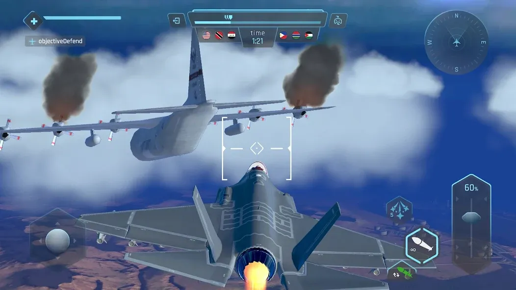 Sky Warriors: Airplane Games screenshot 4