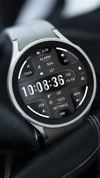 ZKin Watch Symmetrical Gray screenshot 2