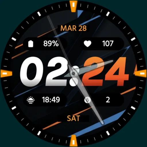 ID008: Sporty Watch Face screenshot 30