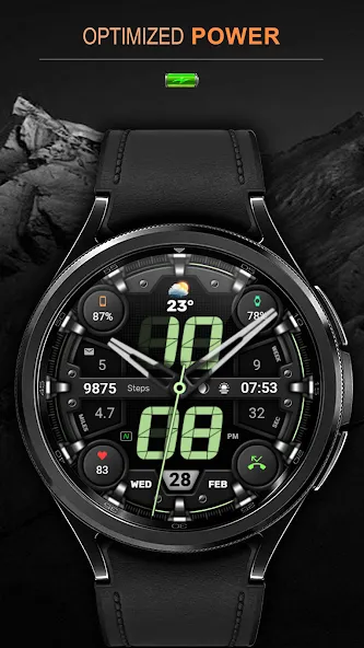 WFP 328 Hybrid watch face screenshot 5