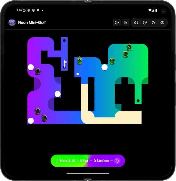 Neon Mini Golf Offline No Wifi screenshot 21