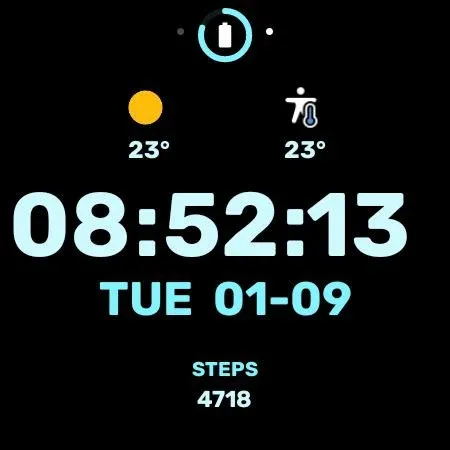 Nighty Digital 24 - watch face screenshot 24