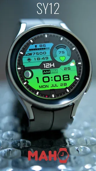 SY12 Watch Face for Wear OS screenshot 1