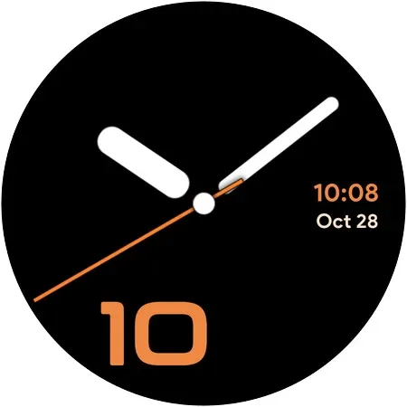 Dark Analog - Watch face screenshot 6
