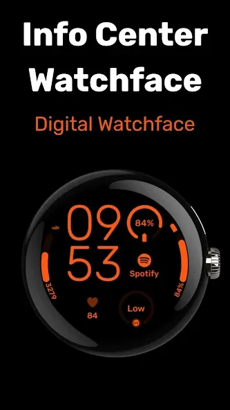 Infocenter - WearOS Watchface screenshot 1