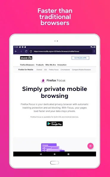 Firefox Focus: No Fuss Browser screenshot 11