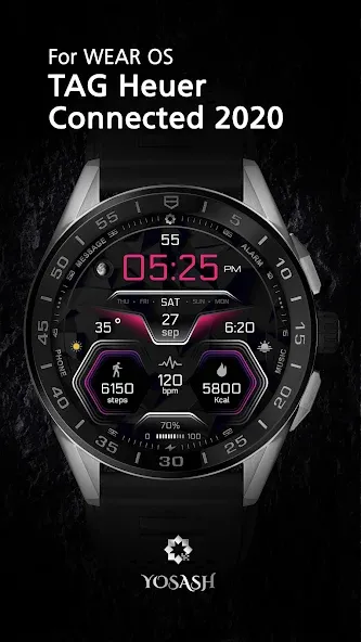 A385 Futuristic Face wear OS screenshot 7