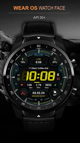 WFP 329 Digital watch face screenshot 7