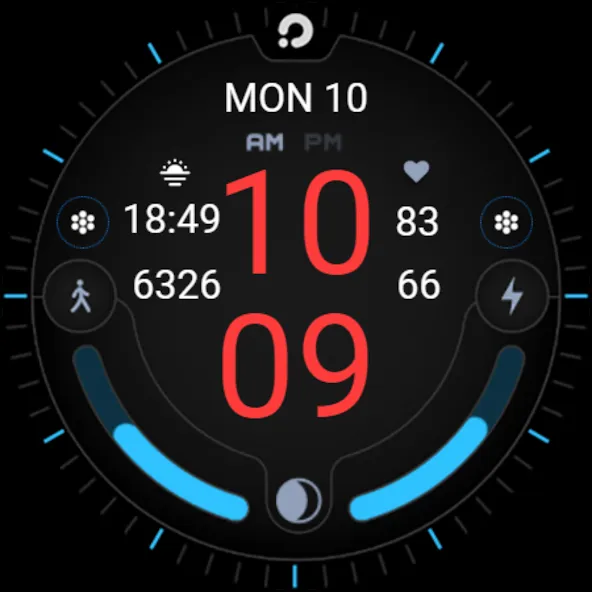 PRIME 033 Hybrid Watch Face screenshot 10