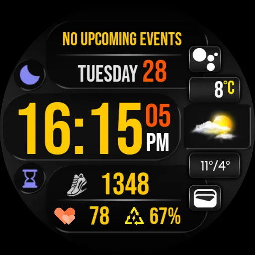 Digital Watch Face MB391 screenshot 24