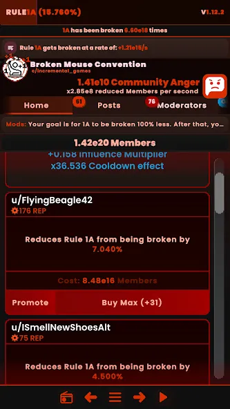 Rule1A Incremental: Idle Forum screenshot 3