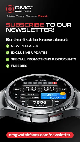 OMG 38 - Digital Watch Face screenshot 8