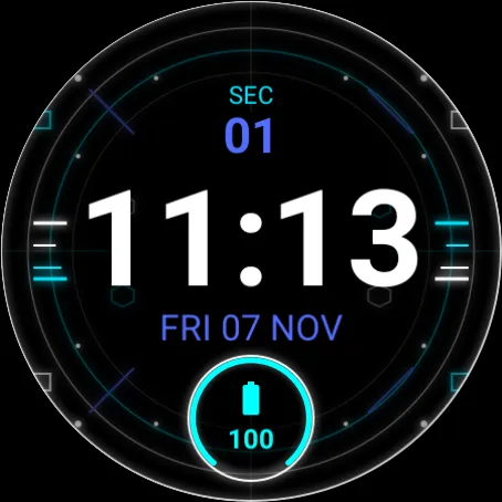 Digital Neon Watch Face screenshot 10
