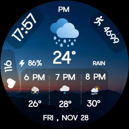 Hourly Weather for Wear OS screenshot 22