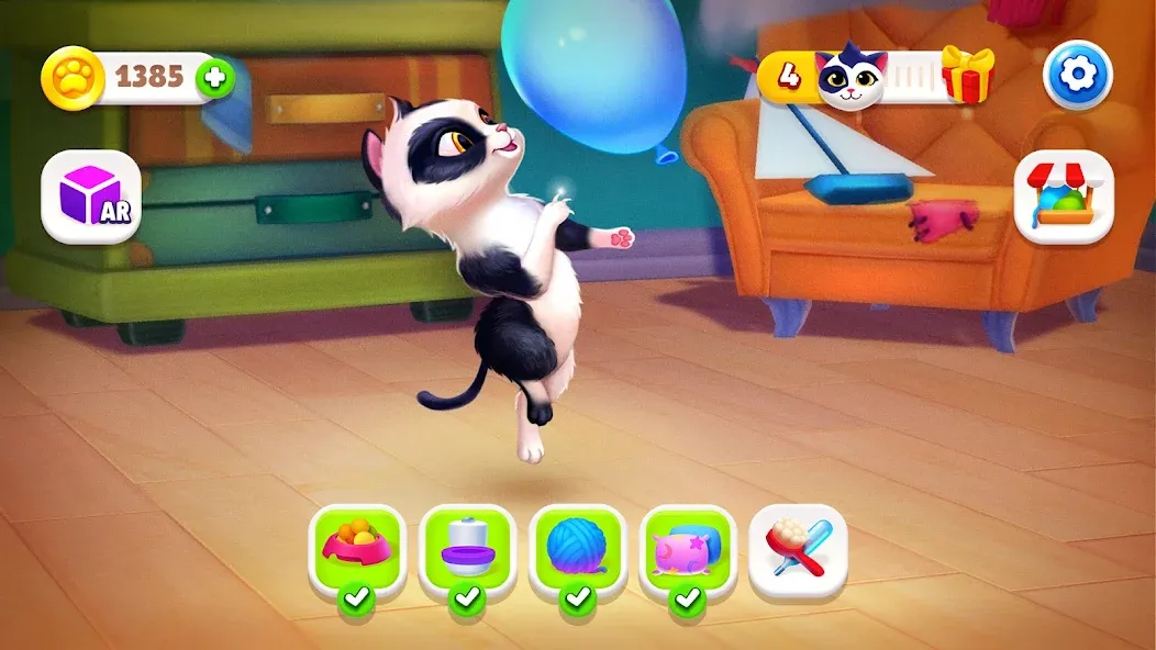 My Cat: 我的貓咪 - 電子寵物遊戲 我的虛擬寵物 screenshot 11