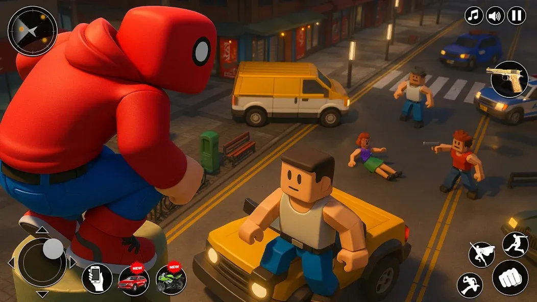 Superhero Rope Hero Spider 3d screenshot 4