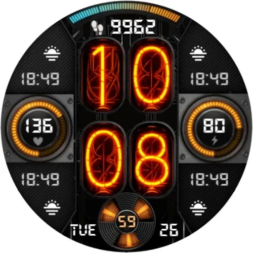 Nixie Fenix 8 Digital Wear OS screenshot 14