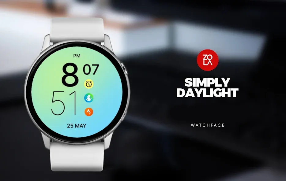 Simply Daylight Watch Face screenshot 1