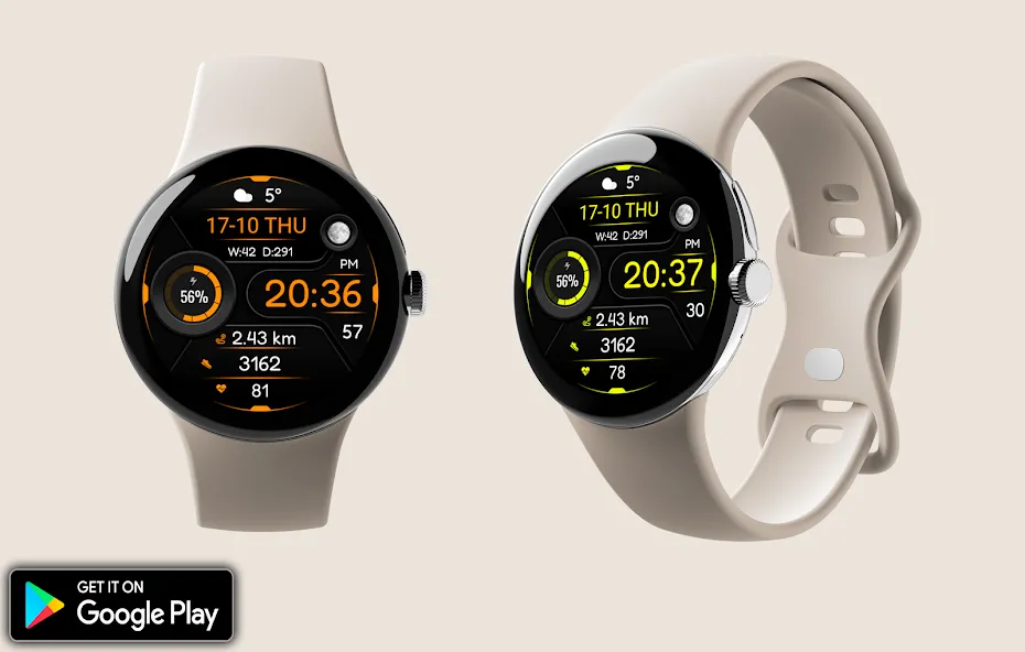 Animated Onysy Watch face screenshot 3